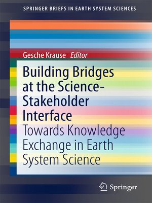 cover image of Building Bridges at the Science-Stakeholder Interface